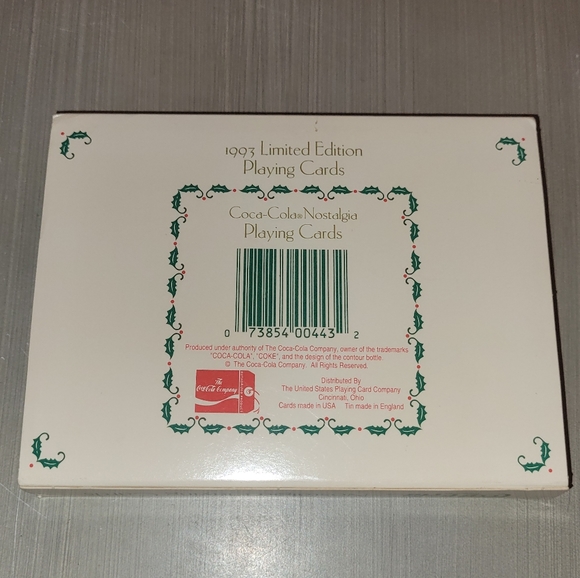 Vintage 1993 Coca-Cola Playing Cards in Collectible Tin - Picture 4 of 6